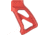 Fortis Manufacturing Torque Pistol Grip, 25 Degree, AR-15, Standard, Red Anodize, TOR-PG-STND-25-RED