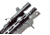 Forward Controls Design Stoner 63 LMG Style Flash Hider w/Crush Washer, 1/2x28, Nitride, Black, 6315