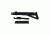 Fostech Bumpski Standard w/Tang Complete Assembly, Black, Right Hand, FT-B-RH-T