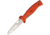 Fox Advance Rescue Dive Knife, 4.25 mirror finish partially serrated Bohler N690, Orange G10 handle, 01FX401OR