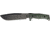 Fox Combat Jungle Fixed Blade Knife, 7.5in, Stainless Blade, Green/Black Micarta Handle FOX133MGT