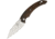 Fox Dragontac Piemontes Folder Folding Knife,3in,N690Co Steel,Standard Edge,Satin,Brown,Ziricote Wood Handle FOX518ZW