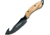 Fox European Hunter Guthook Knife, 3.75 black PTFE coated Bohler N690 stainless guth, Olive wood handle, 02FX099