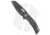 Fox Knives Americas Kronos MagnaCut Folding Knife, 3.25in, CPM MagnaCut, Reverse Tanto Blade, Carbon Fiber, Black Handle, Black/Black, 7.75 inch, BHQ-204114