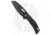 Fox Knives Americas Kronos MagnaCut Folding Knife, 3.25in, CPM MagnaCut, Reverse Tanto Blade, Aluminum, Black Handle, Black/Black, 7.75 inch, BHQ-204116