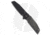 Fox Knives Americas Metamorphosis Folding Knife, 3.15in, Bohler M390 Stainless Steel, Sheepsfoot Blade, Micarta, Black Handle, Black/Black, 7.87 inch, BHQ-195003
