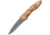 Fox Linerlock Olive Wood Folding Knife, 3.5 Damascus steel blade, Olive wood handle, 01FX240