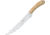 Fox Old Fox Fixed Blade Knife, 8.25 satin finish 440C stainless blade, Boxwood handle, 02FX118
