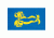 Fox Outdoor 3ft x 5ft Flags, Blue w/Yellow Ribbon, 84-42