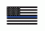 Fox Outdoor 3ft x 5ft Flags, USA Flag/Thin Blue Line, 84-482