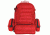 Fox Outdoor Advanced Hydro Assault Pack, Red, 56-376
