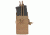 Fox Outdoor AR Dual-Stack Mag Pouch, Coyote,  57-228