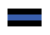 Fox Outdoor Bumper Sticker, Police/Thin Blue Line, 10-481