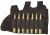 Fox Outdoor Butt Stock Cheek Rest - Rifle, Black - Right 099598554811, EDEMO1
