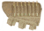 Fox Outdoor Butt Stock Cheek Rest - Rifle, Coyote - Left 099598554781