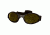 Fox Outdoor Crossfire Small Folding Goggle Anti-Fog, Amber, 85-513