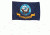 Fox Outdoor Deluxe Car Window Flag, Navy, 84-0133