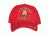 Fox Outdoor Embroidered Military Ball Cap, Devil Dog HD Division / Red, 78-4221