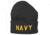 Fox Outdoor Embroidered Watch Cap, Navy / Black with Gold Text, 71-33