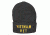 Fox Outdoor Embroidered Watch Cap, Vietnam Vet / Black with Gold Text, 71-361