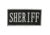 Fox Outdoor Enforcement ID Patches 2in x 4in, Sheriff, 84P-225