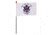 Fox Outdoor Flags On Stick, Coast Guard - 12in X 18in, 84-72