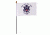 Fox Outdoor Flags On Stick, Coast Guard - 4in X 6in, 84-705
