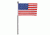 Fox Outdoor Flags On Stick, USA - 12in X 18in, 84-65