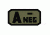 Fox Outdoor Medical and Morale Patches, A Neg - Black/Olive Drab, 84P-041