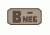 Fox Outdoor Medical and Morale Patches, B Neg - Khaki/Brown, 84P-063