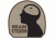 Fox Outdoor Medical and Morale Patches, Brain Storm - Khaki, 84P-352