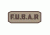 Fox Outdoor Medical and Morale Patches, F.U.B.A.R. - Brown/Khaki, 84P-462