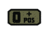 Fox Outdoor Medical and Morale Patches, O Pos - Black/Olive Drab, 84P-046