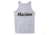 Fox Outdoor Military Branch Imprinted Tank Top, Marines - Heather Grey, 3XL, 64-69 XXXL