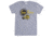Fox Outdoor Navy One-Sided Imprinted T-Shirt, Sea Bee Helm / Heather Grey, Large, 63-951 L