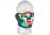Fox Outdoor Neoprene Thermal Half Mask, Electric Skull 72-6602