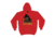 Fox Outdoor Pullover Hoodie Sweatshirt, Marines Bulldog - Red, Medium, 64-8519 M