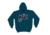 Fox Outdoor Pullover Hoodie Sweatshirt, Navy Anchor- Navy, Large, 64-8619 L