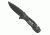 Fox Outdoor Symbolic Folding Knife, POW/MIA Black Handle / Black Drop-Point Blade, 15-1591