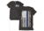 Fox Outdoor Two-Sided Imprinted T-Shirt, Vintage Blue Line / Black, Large 63-4821 L