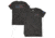 Fox Outdoor Two-Sided Imprinted T-Shirt, USA Flag/Thin Blue &amp; Red Line / Black, Large 63-4835 L
