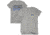 Fox Outdoor Two-Sided Imprinted T-Shirt, Air Force Descriptive Words / Heather Grey, Large, 63-4023 L