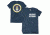 Fox Outdoor Two-Sided Imprinted T-Shirt, Air Force Veteran / Navy, Medium, 63-4853 M