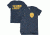Fox Outdoor Two-Sided Imprinted T-Shirt, Serve &amp; Protect / Navy, Large, 63-623 L