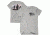 Fox Outdoor Two-Sided Imprinted T-Shirt, Soldiers / Heather Grey, Large, 63-4612 L
