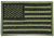 Fox Outdoor USA Flag Patch, Foliage Green - Left Face 099598848873