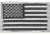 Fox Outdoor USA Flag Patch, Silver Grey/Black - Left Face 099598848897