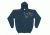 Fox Outdoor Zip Front Hooded Sweatshirt, Navy Anchor - Navy, Extra Large, 64-869 XL