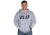 Fox Outdoor Zip Front Hooded Sweatshirt, USAF - Grey, Large, 64-87 L