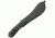 Fox Parang XL Machete, Black Handle, Plain w/Nylon Sheath FX-687
